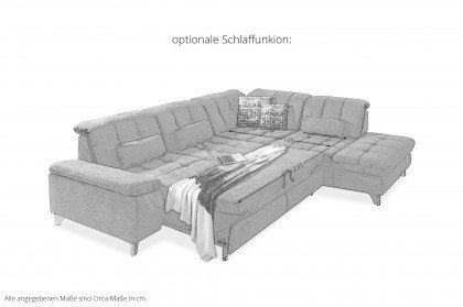 MP-IN18012 von Megapol - Eckgarnitur Variante rechts black