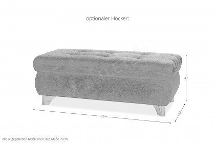 MP-IN18012 von Megapol - Eckgarnitur Variante rechts black