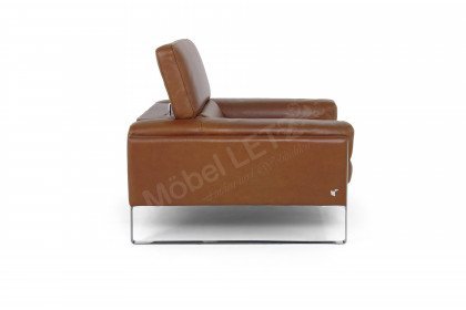 Romeo-LE18 von Calia Italia - Ledersessel cognac