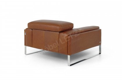 Romeo-LE18 von Calia Italia - Ledersessel cognac