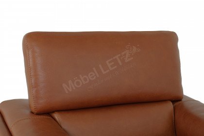 Romeo-LE18 von Calia Italia - Ledersessel cognac