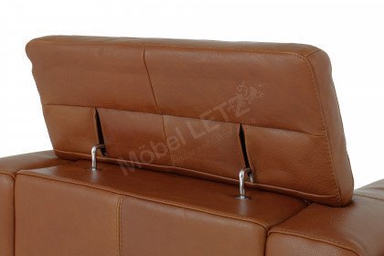 Romeo-LE18 von Calia Italia - Ledersessel cognac