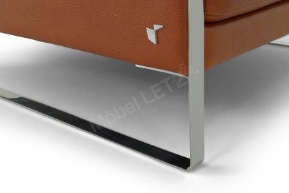 Romeo-LE18 von Calia Italia - Ledersessel cognac