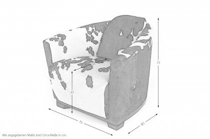 Hotel von Calia Italia - Einzelsessel bianco-latte