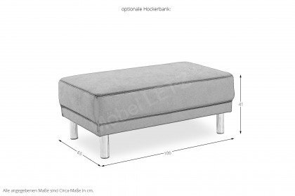 Bruno-LE18 von Grant Factory - Polstergarnitur schwarz