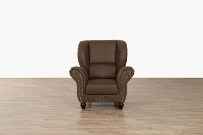 Carlos von Grant Factory - Ohrensessel dunkelbraun