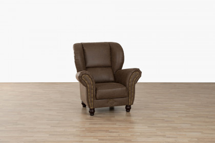 Carlos von Grant Factory - Ohrensessel dunkelbraun