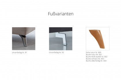 Esther-Sleep von Bali - Schlafsofa in Echtleder schwarz