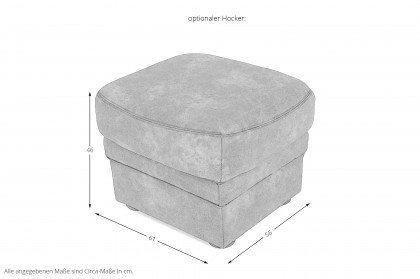Nelson-LE18 von Grant Factory - Sofaecke Variante rechts anthrazit