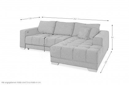 Merlin von AZ Iwaniccy - Eckgarnitur rechts braun