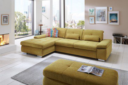 Atlantis-S von Planpolster - Ecksofa lime