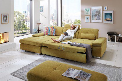 Atlantis-S von Planpolster - Ecksofa lime