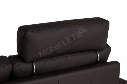 CL 500 von Erpo Polstermöbel - Ledergarnitur rechts mocca