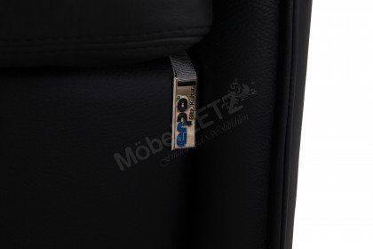 CL 810 von Erpo Polstermöbel - Ledergarnitur black