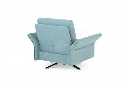 Modena-LE18 von Erpo Polstermöbel - Einzelsessel aqua