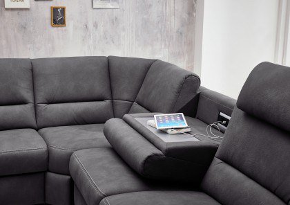 Dakar-S von Planpolster - Wohnlandschaft Variante rechts grau