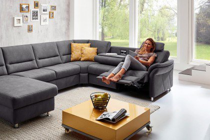 Dakar-S von Planpolster - Wohnlandschaft Variante rechts grau