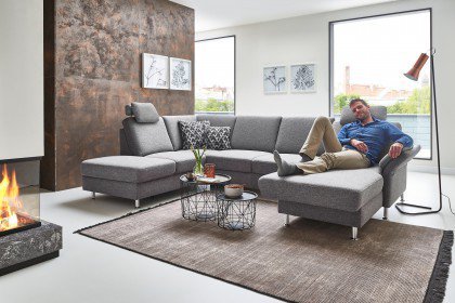 ZE-EM18013 von Zehdenick - Wohnlandschaft Variante links steel