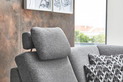 Valeria von Planpolster - Wohnlandschaft Variante links steel