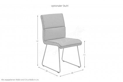 4183 Aventus K+W Polstermöbel - Eckbank in Grau