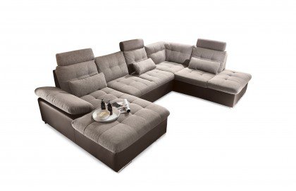 Christopher aus der Kollektion Letz - Couch camel-darkchocolate