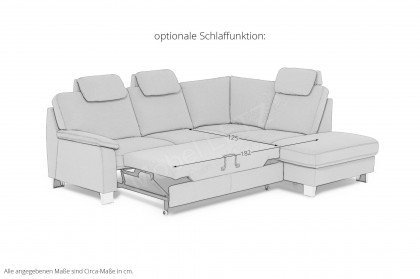 ZE-EM18058 von Zehdenick - Polsterecke Ausführung rechts silver