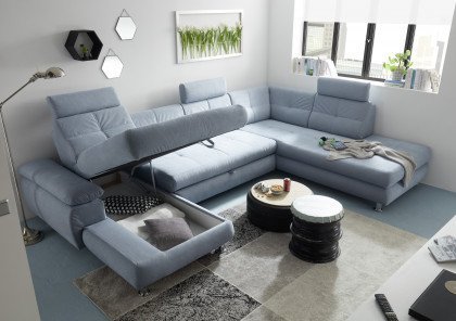 Alba von ED-Lifestyle - Wohnlandschaft rechts aqua