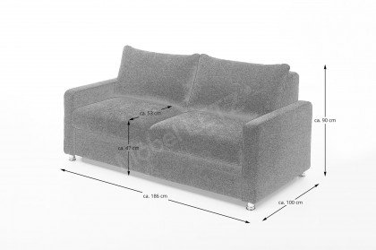 MP-PD19021 von Megapol - Sofa 160 black