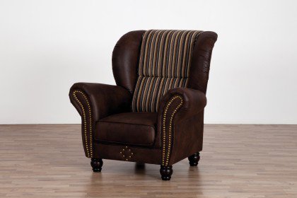 Lennox aus der Kollektion Letz - Chesterfield-Sofa braun-beige