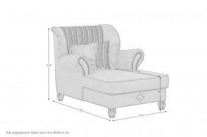 Lennox aus der Kollektion Letz - Chesterfield-Sofa braun-beige