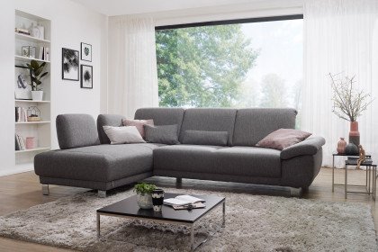 Time-PLUS von Dietsch - Ecksofa Variante links platin