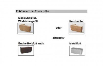 Sucki III von Lebenswert - Eckgarnitur Ausführung rechts nougat