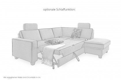 County XC von Sit & More - Eckcouch Variante rechts cherry