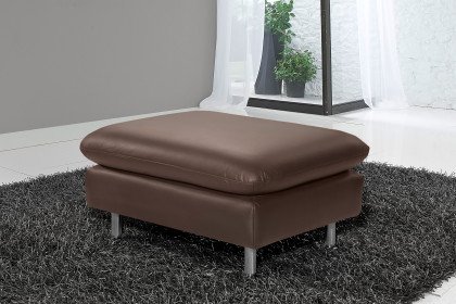 Modell 322 von Sofa-Team - Echtledergarnitur braun