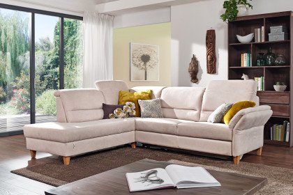 Happy von Dietsch - Ecksofa Variante links natur