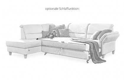 Happy von Dietsch - Ecksofa Variante links natur