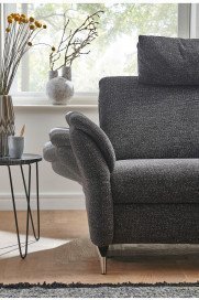 Mia-LE20 von Polsteria - Eckgarnitur Variante rechts graphite