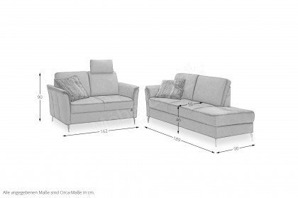 S134 Studioline von Ponsel - Polstergarnitur blau