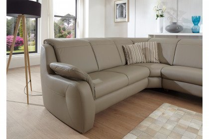 Cammeo von Polsteria - Ledercouch Variante links plaza