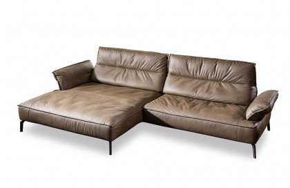 7102 von K+W Polstermöbel - Eckcouch links kaktus