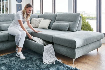 MP-IN19081 von Megapol - Wohnlandschaft Variante rechts steel