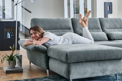 MP-IN19081 von Megapol - Wohnlandschaft Variante rechts steel