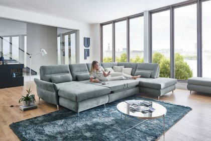 MP-IN19081 von Megapol - Wohnlandschaft Variante rechts steel