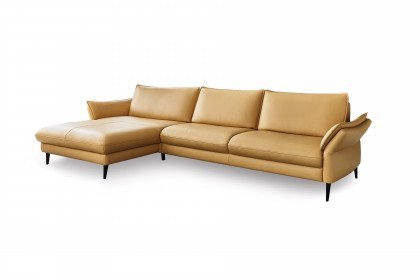 HU-HP19094 von Hukla - Echtledersofa Variante links yellow