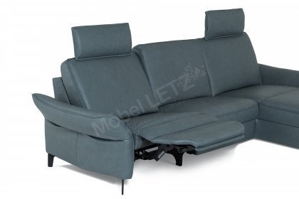 1920 von Himolla - Ledergarnitur rechts aqua