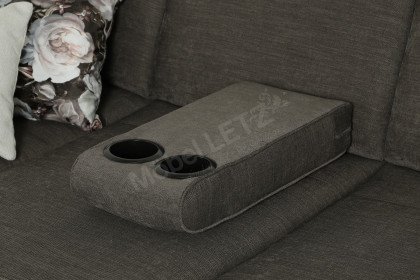 Family Style 5 von Dietsch - Eckcouch Variante links nougat