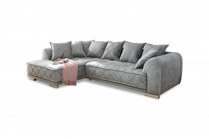 Sentina von ED-Lifestyle - Ecksofa links grey