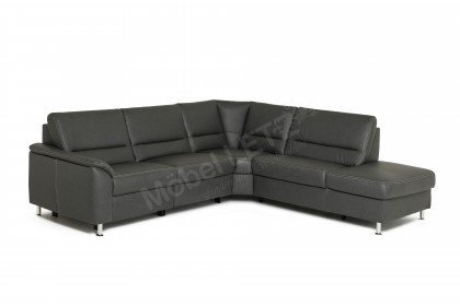 PN-EM19075 von Polinova - Ledersofa Variante rechts charcoal