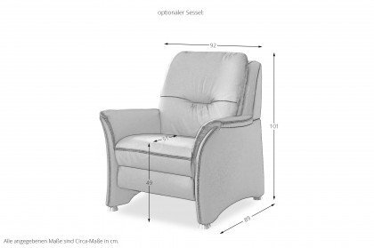 PN-PF19167 von Polinova - Ledergarnitur brombeer