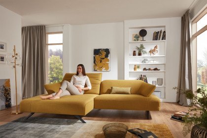 1052 von Himolla - Polstersofa Ausführung links gold